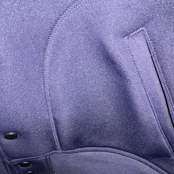 Barneys New York Scuba Bomber Jacket – Navy, Modern Minimalist Style Sz L - Picture 6 of 12